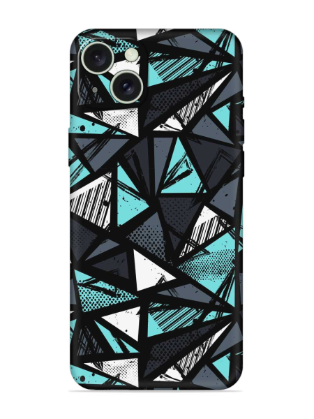 Vibelle Abstract Seamless Embossed Soft Silicone Case for iphone 15 plus