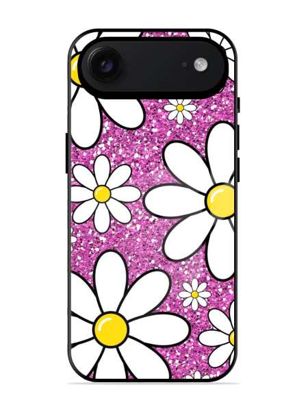 Vibelle- Glitter Heart Glass Case for Apple Iphone 17 Air