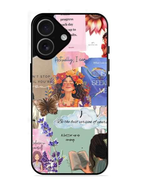 Vibelle- Centered Around Themes Of Positivity SoftSnap Case for Apple Iphone 17