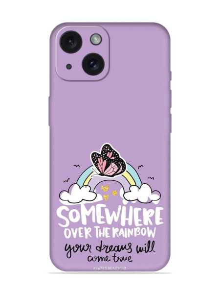 Vibelle AuroraFlutter Relief Silicone Luxe Case — iPhone 15