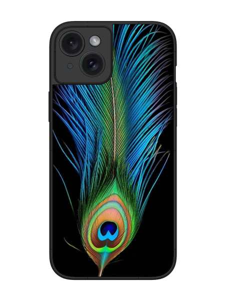 Vibelle PeacockAura SteelGloss Luxe TPU Case โ iPhone 15 Plus