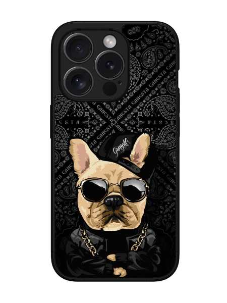 Vibelle - Gangsta Cool Sunmetales Dog case for Iphone 15 Pro Max