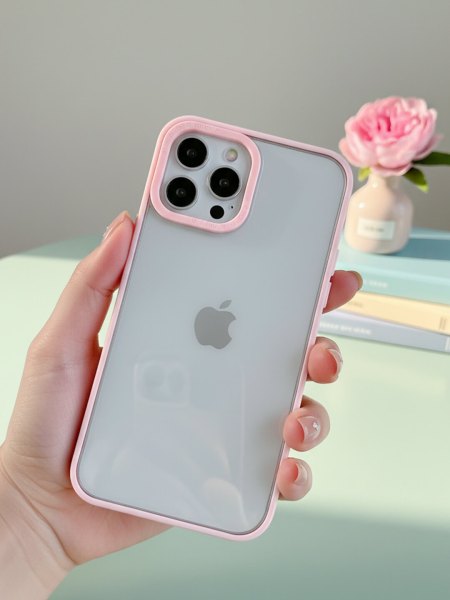 Vibelle - Silicone Bumper Transparent Case For Iphone 15 Pro Max
